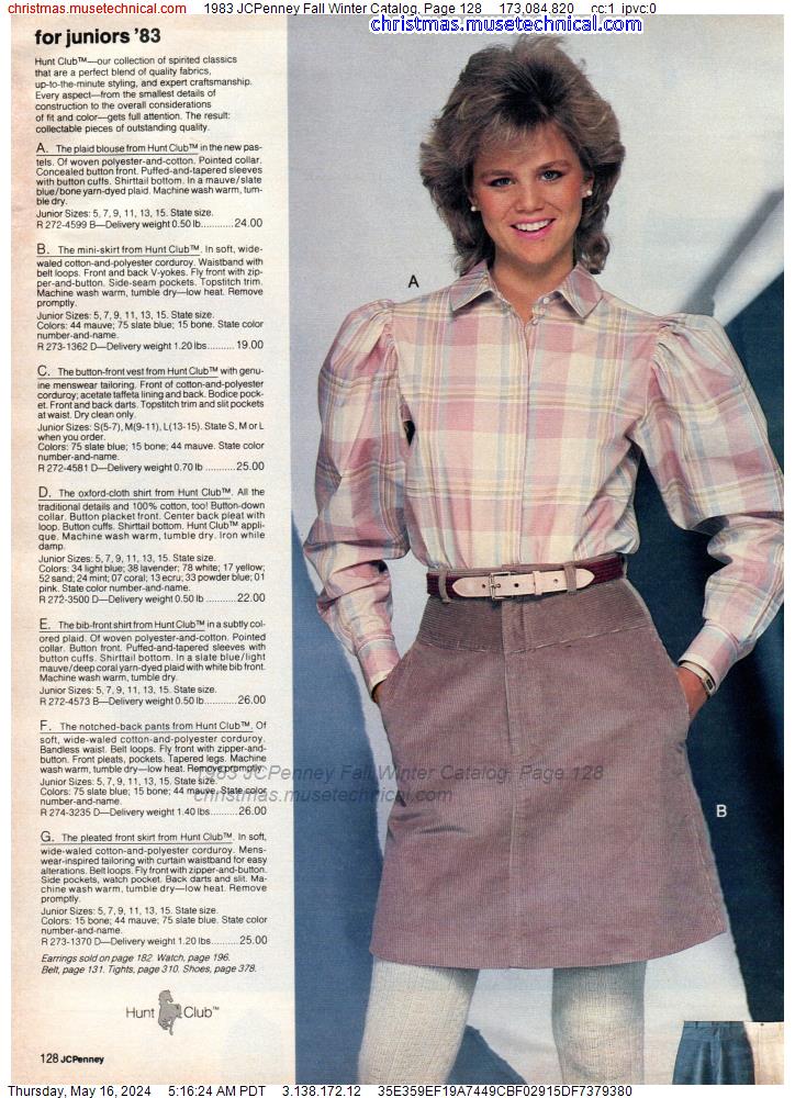 1983 JCPenney Fall Winter Catalog, Page 128