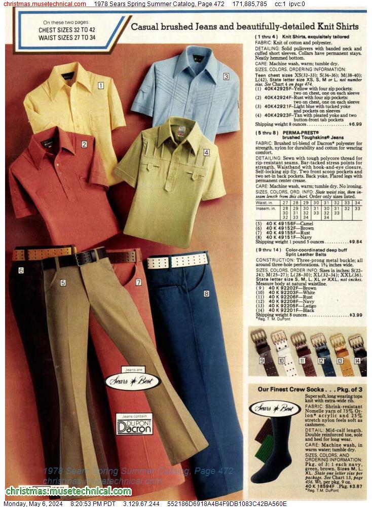 1978 Sears Spring Summer Catalog, Page 472