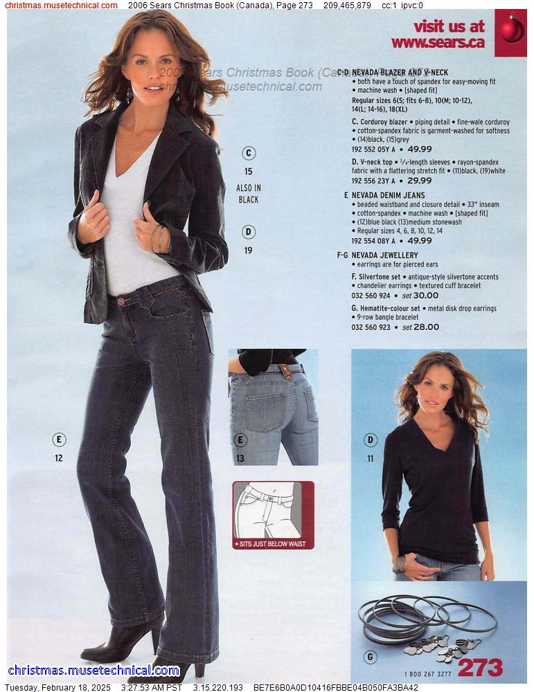 2006 Sears Christmas Book (Canada), Page 273