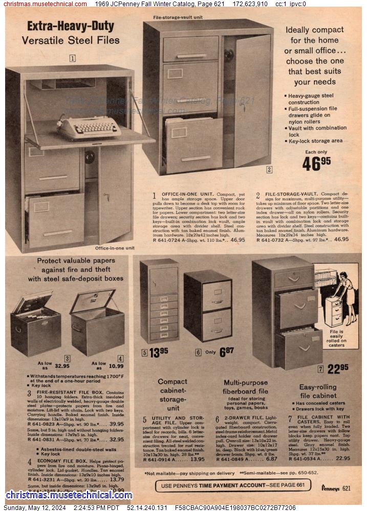 1969 JCPenney Fall Winter Catalog, Page 621