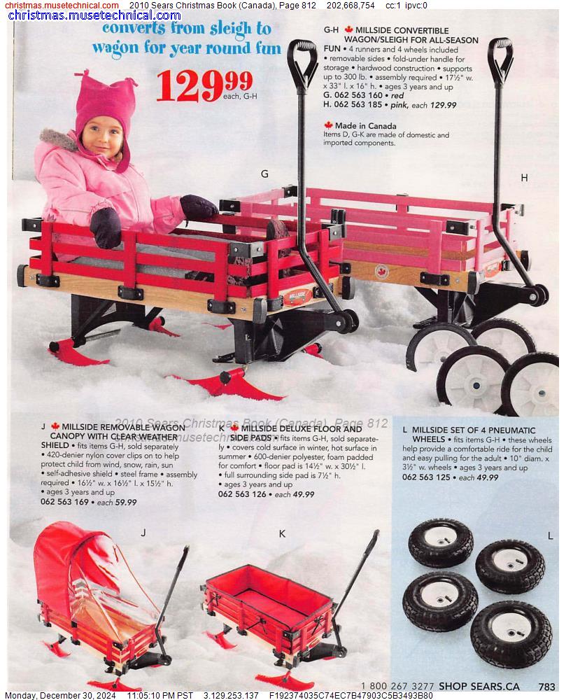 2010 Sears Christmas Book (Canada), Page 812