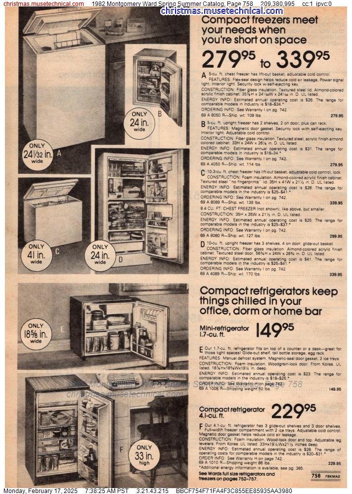 1982 Montgomery Ward Spring Summer Catalog, Page 758