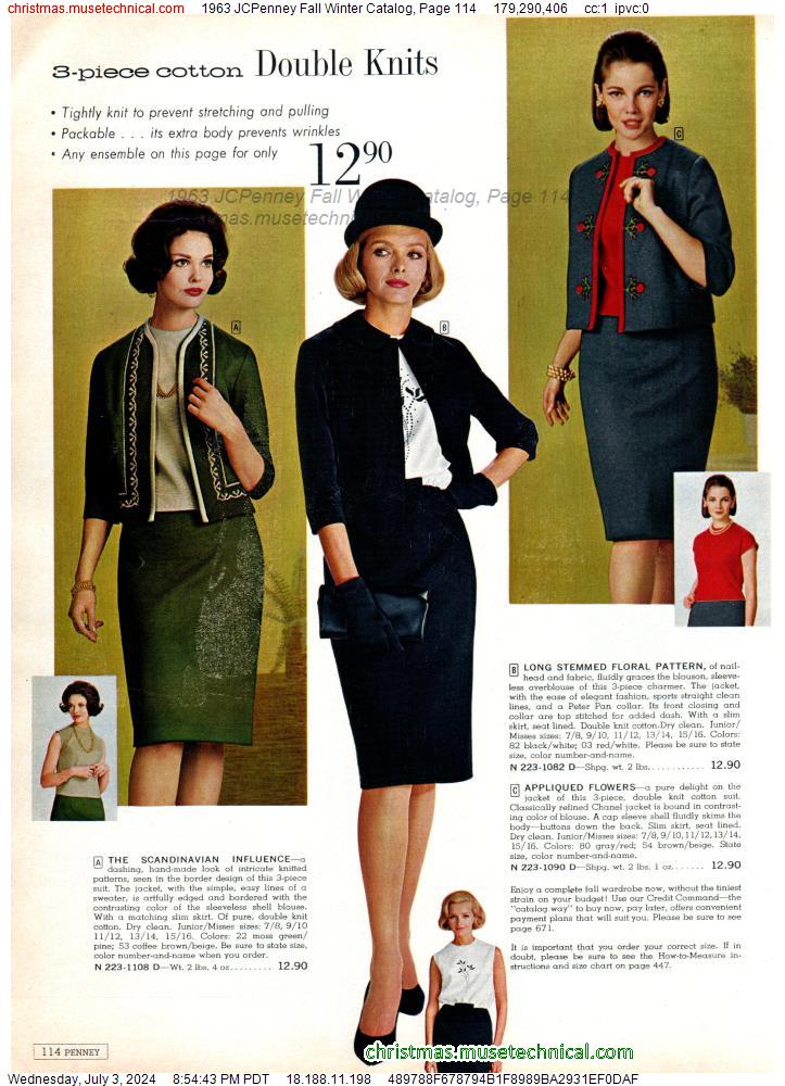 1963 JCPenney Fall Winter Catalog, Page 114