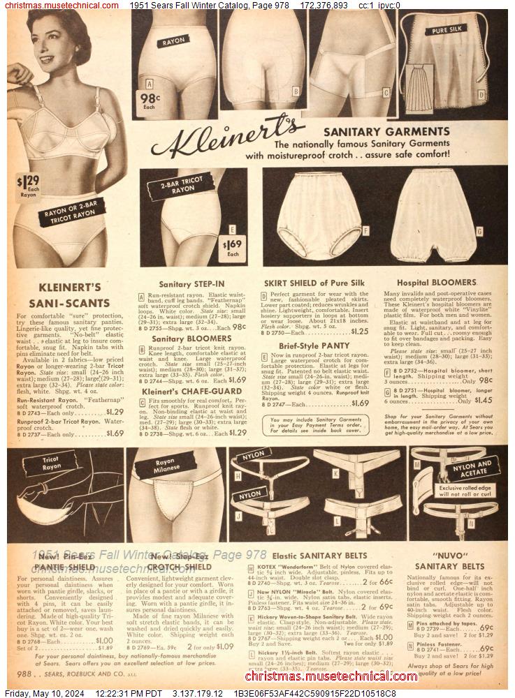 1951 Sears Fall Winter Catalog, Page 978