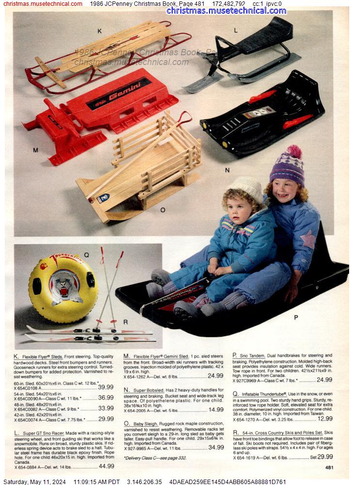 1986 JCPenney Christmas Book, Page 481