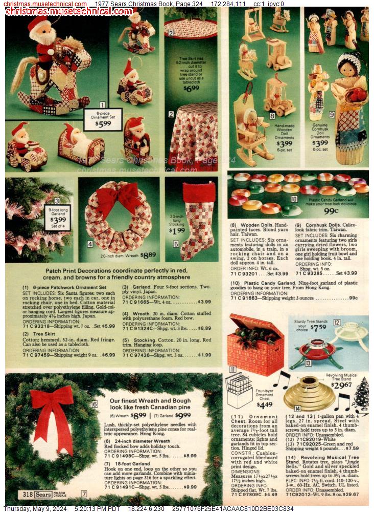 1977 Sears Christmas Book, Page 324