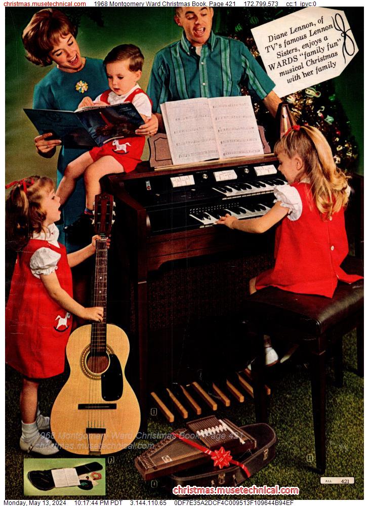 1968 Montgomery Ward Christmas Book, Page 421