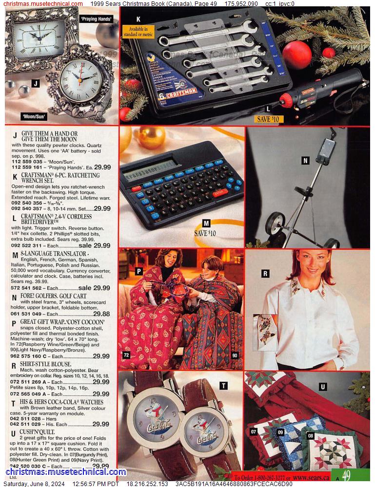 1999 Sears Christmas Book (Canada), Page 49
