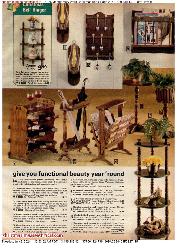 1976 Montgomery Ward Christmas Book, Page 297