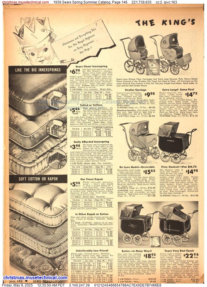 1939 Sears Spring Summer Catalog, Page 146
