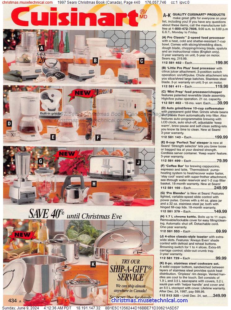 1997 Sears Christmas Book (Canada), Page 440