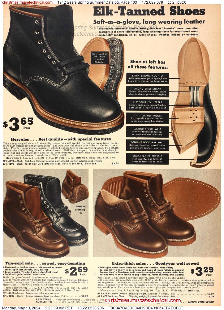 1942 Sears Spring Summer Catalog, Page 403
