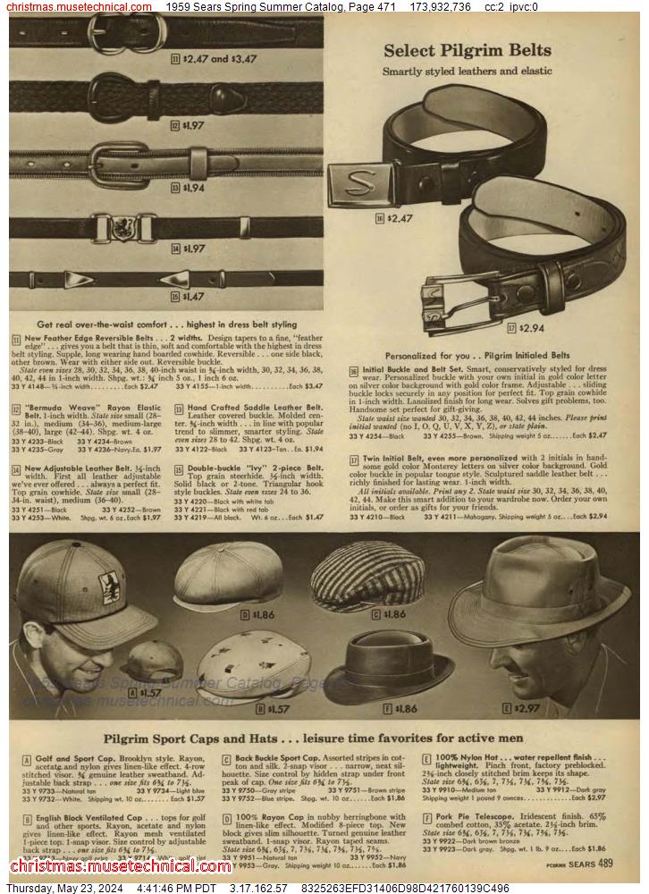 1959 Sears Spring Summer Catalog, Page 471