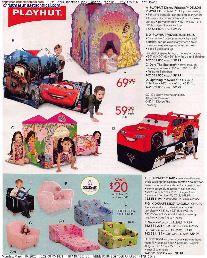 2011 Sears Christmas Book (Canada), Page 812