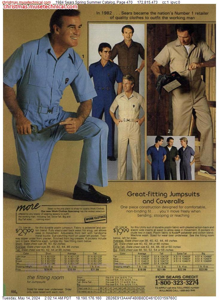 1984 Sears Spring Summer Catalog, Page 470