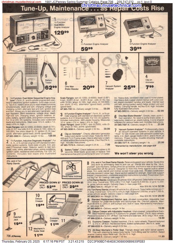 1981 JCPenney Spring Summer Catalog, Page 706