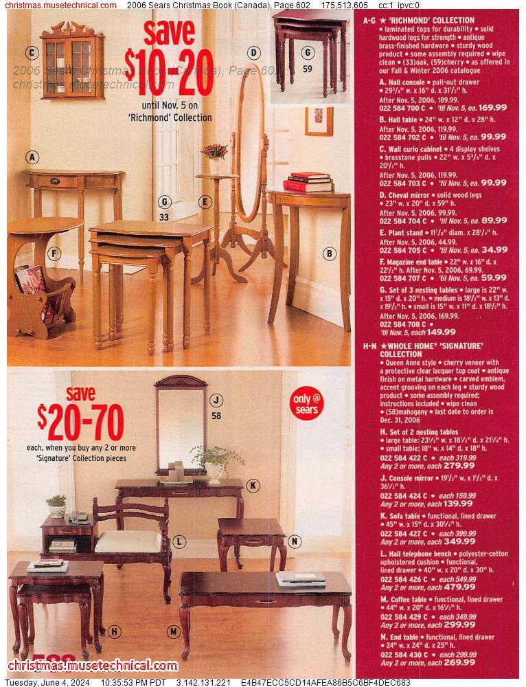 2006 Sears Christmas Book (Canada), Page 602