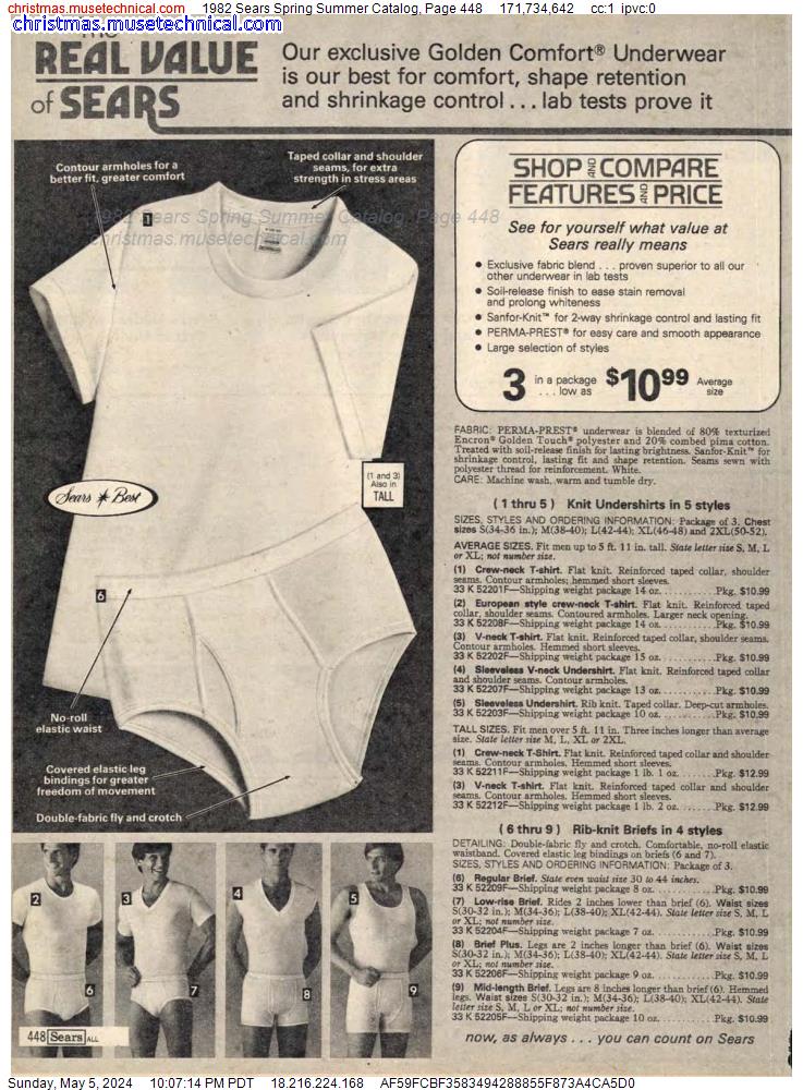 1982 Sears Spring Summer Catalog, Page 448