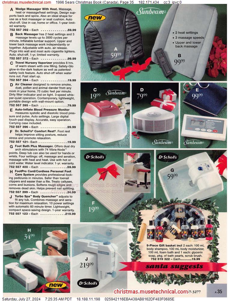 1996 Sears Christmas Book (Canada), Page 35