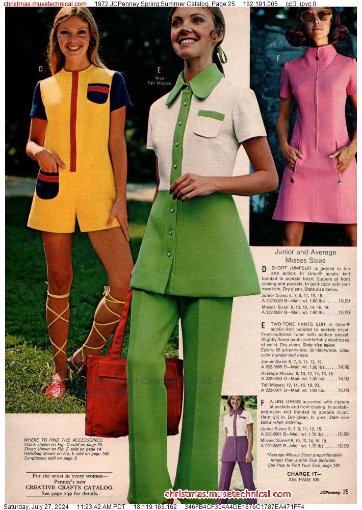 1972 JCPenney Spring Summer Catalog, Page 25