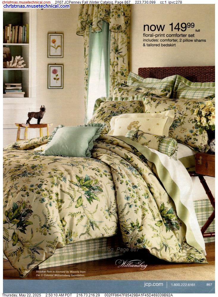 2007 JCPenney Fall Winter Catalog, Page 867