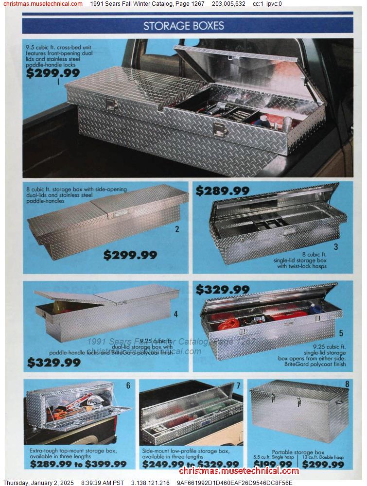 1991 Sears Fall Winter Catalog, Page 1267