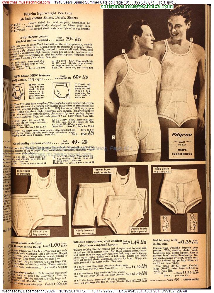 1948 Sears Spring Summer Catalog, Page 401