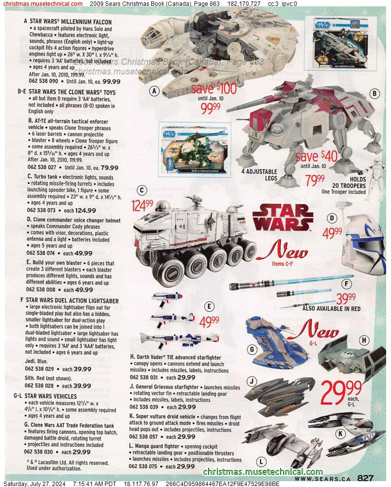 2009 Sears Christmas Book (Canada), Page 863