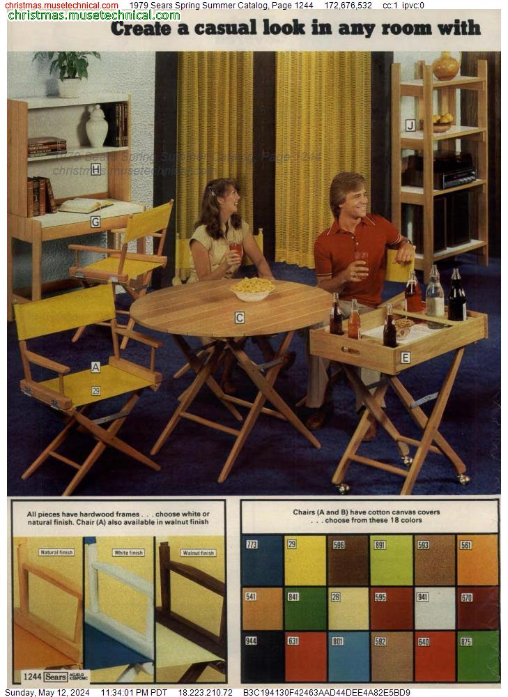 1979 Sears Spring Summer Catalog, Page 1244