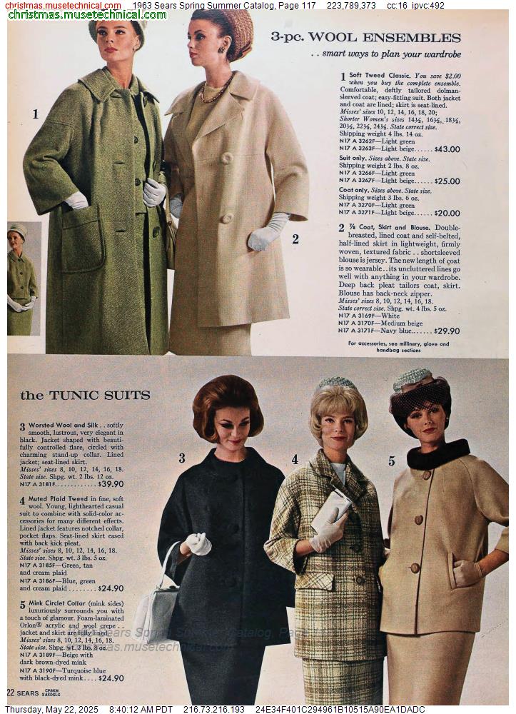 1963 Sears Spring Summer Catalog, Page 117