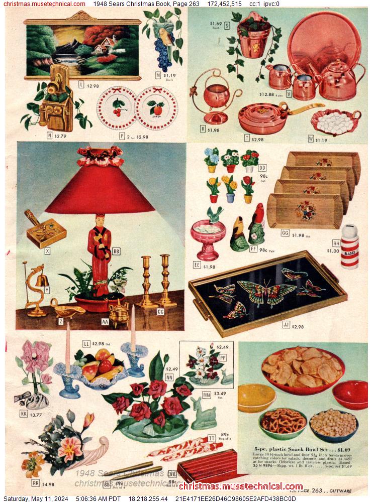 1948 Sears Christmas Book, Page 263