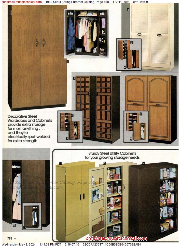 1983 Sears Spring Summer Catalog, Page 788