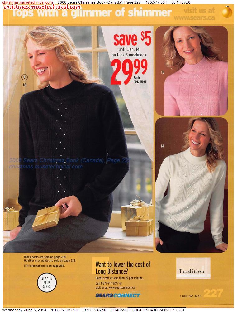 2006 Sears Christmas Book (Canada), Page 227