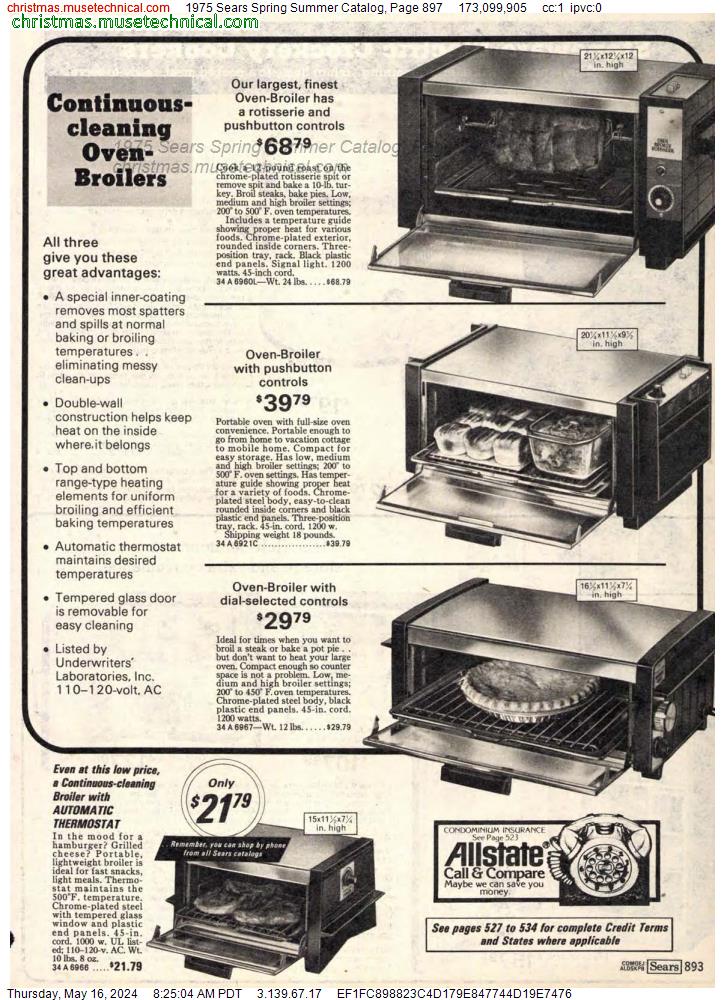 1975 Sears Spring Summer Catalog, Page 897