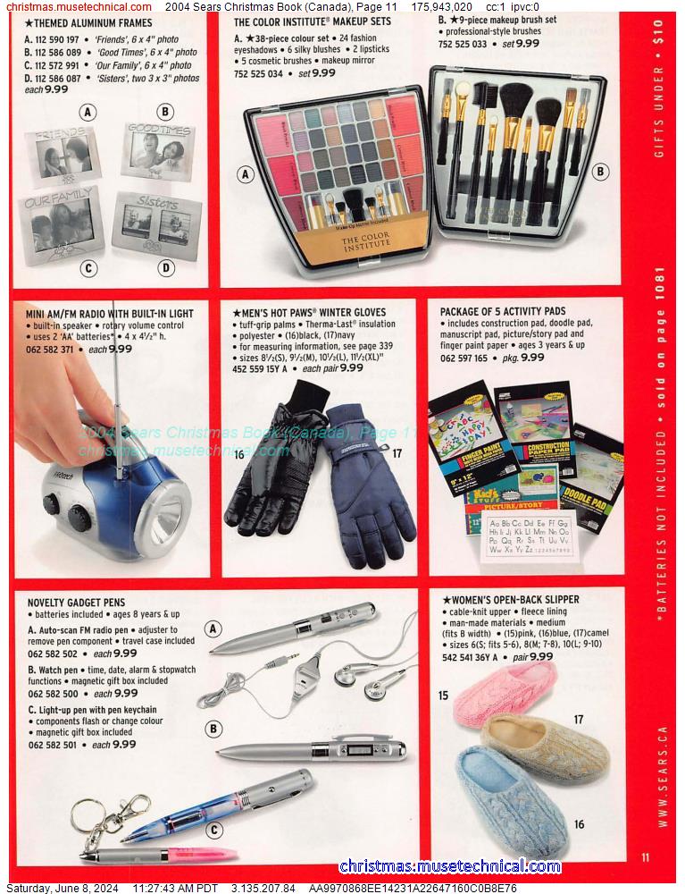 2004 Sears Christmas Book (Canada), Page 11