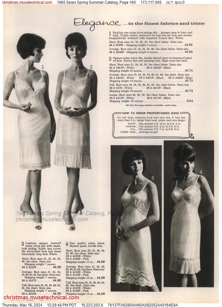 1965 Sears Spring Summer Catalog, Page 160