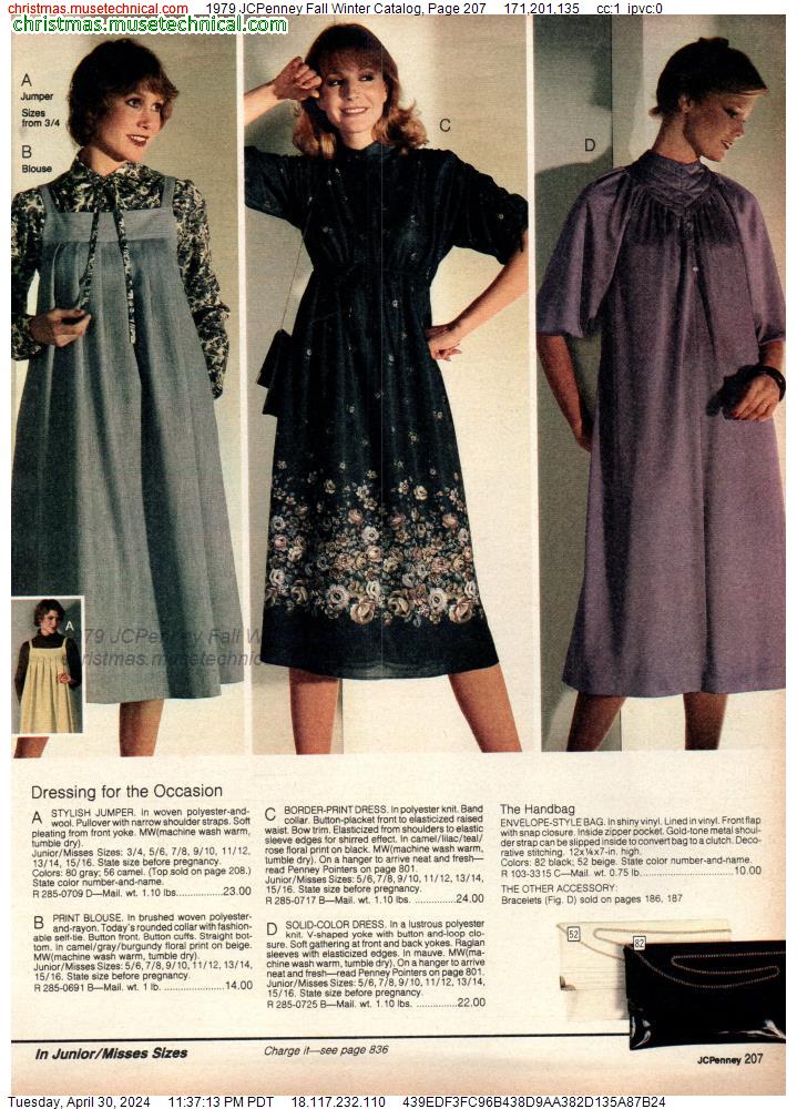 1979 JCPenney Fall Winter Catalog, Page 207