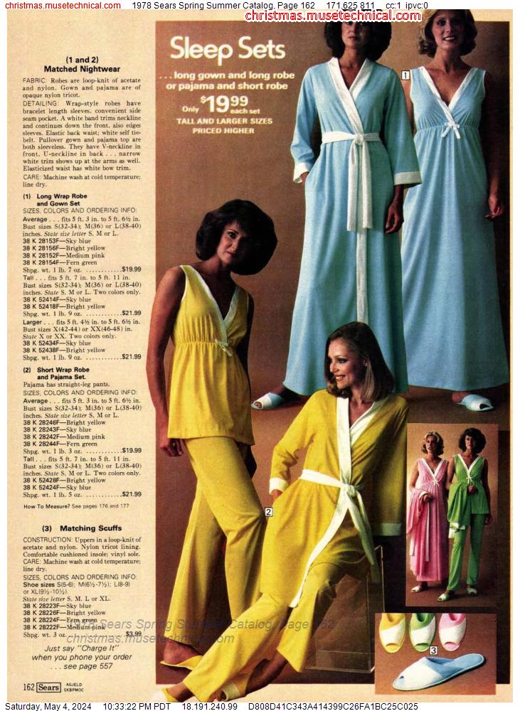 1978 Sears Spring Summer Catalog, Page 162