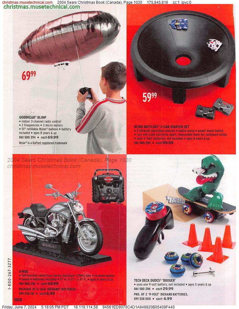 2004 Sears Christmas Book (Canada), Page 1030