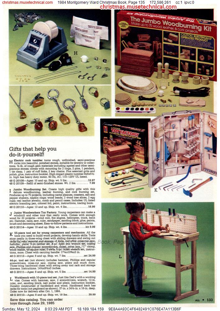 1984 Montgomery Ward Christmas Book, Page 135
