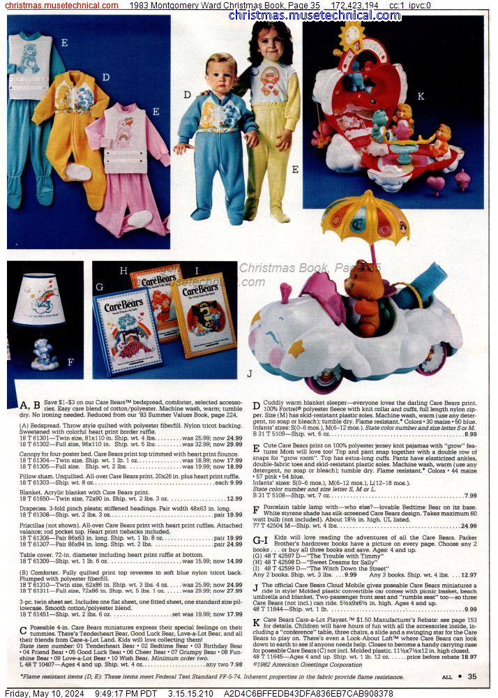 1983 Montgomery Ward Christmas Book, Page 35