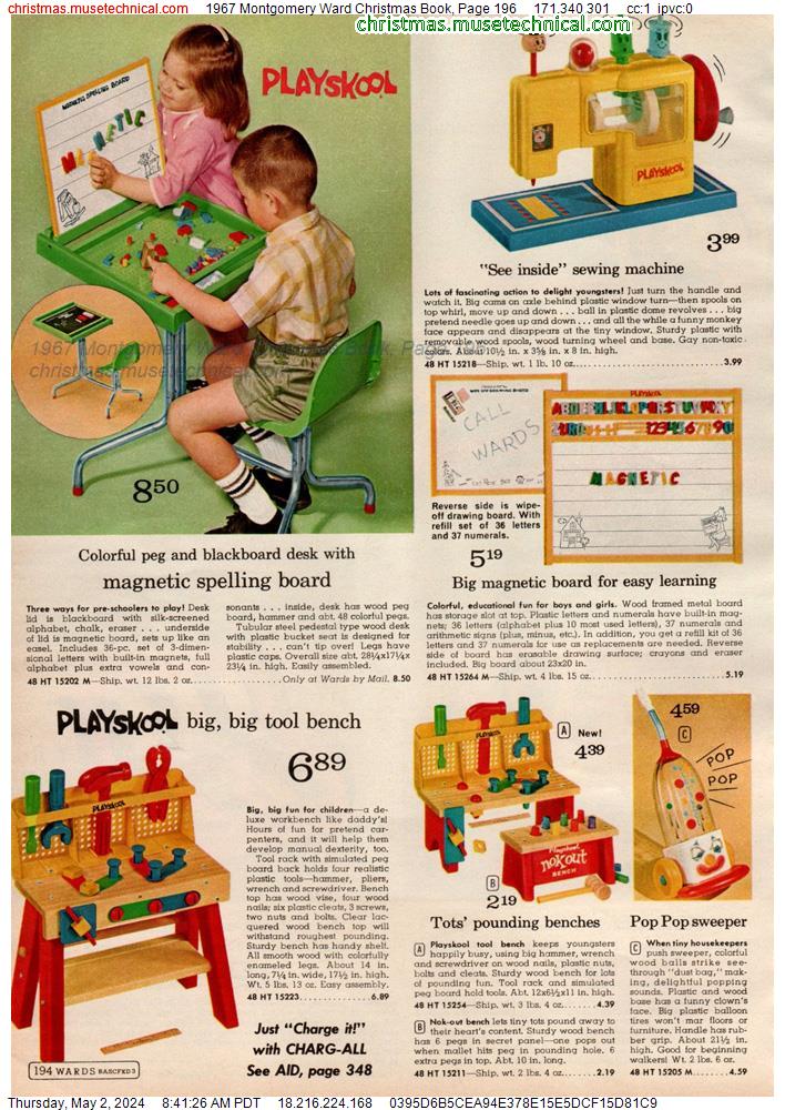 1967 Montgomery Ward Christmas Book, Page 196