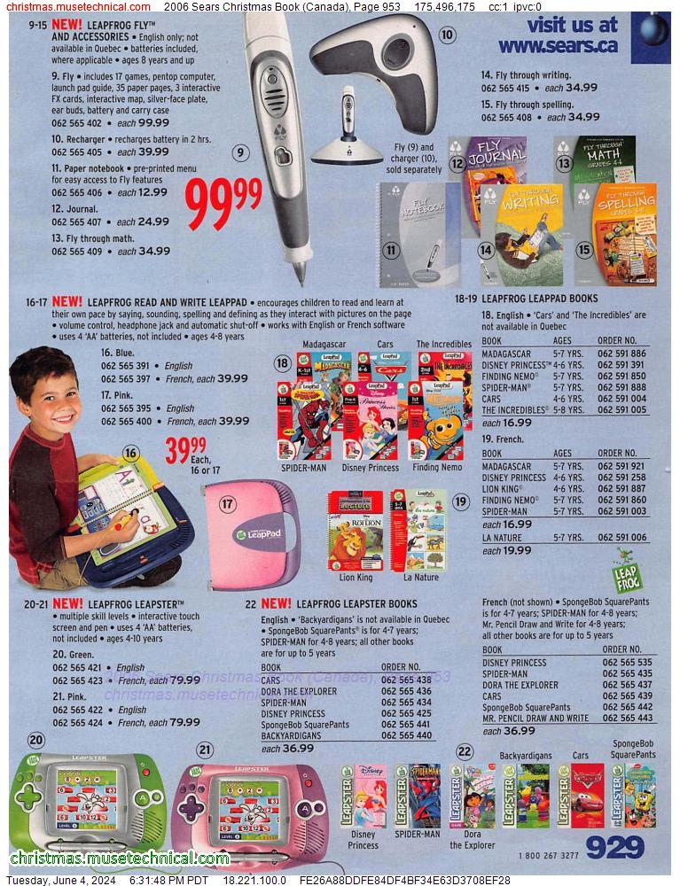 2006 Sears Christmas Book (Canada), Page 953