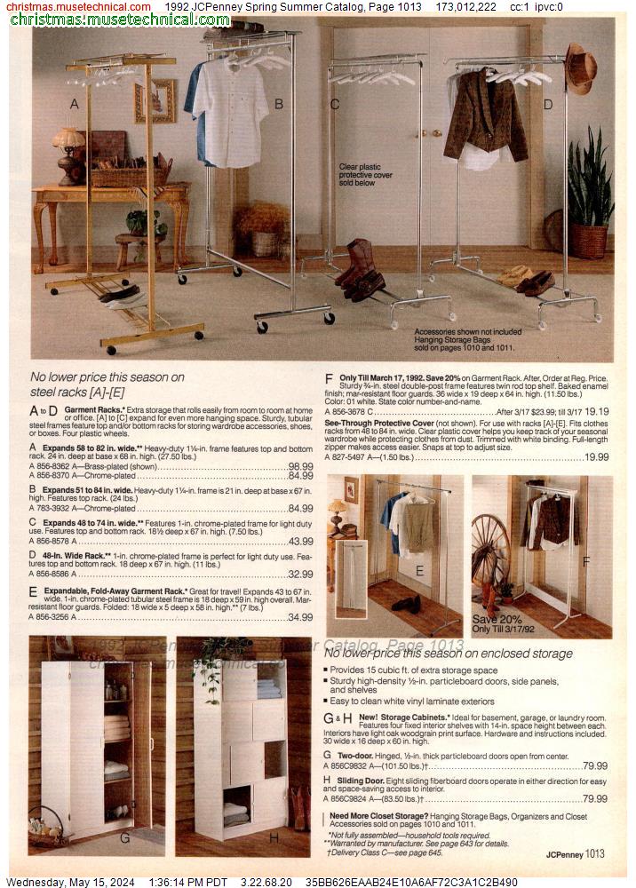1992 JCPenney Spring Summer Catalog, Page 1013