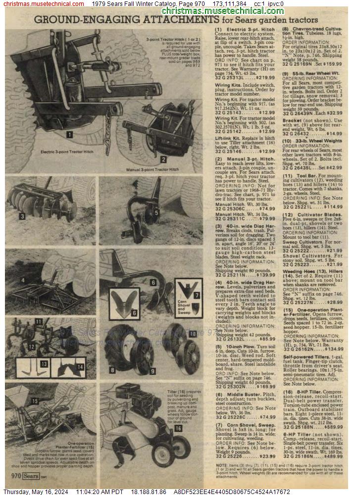 1979 Sears Fall Winter Catalog, Page 970