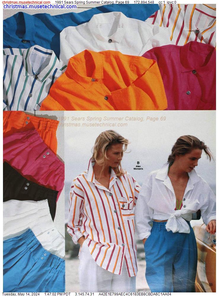 1991 Sears Spring Summer Catalog, Page 69