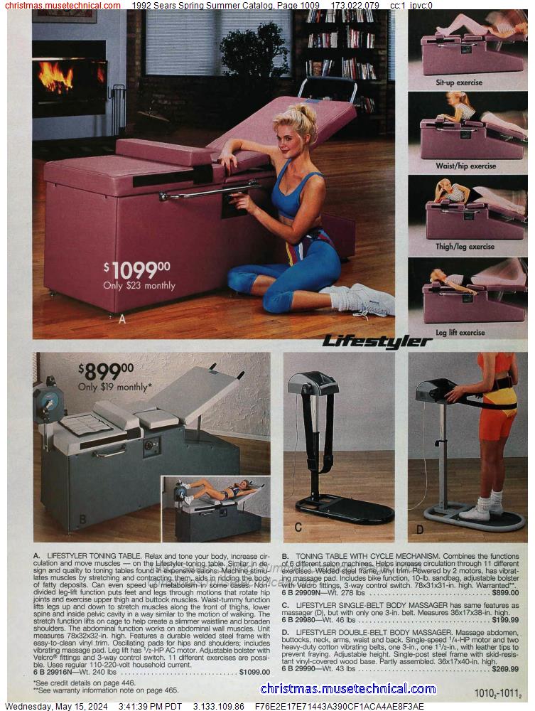 1992 Sears Spring Summer Catalog, Page 1009