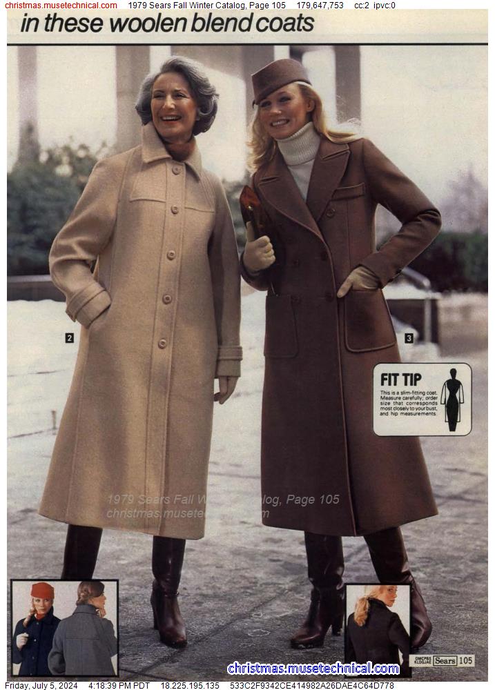 1979 Sears Fall Winter Catalog, Page 105