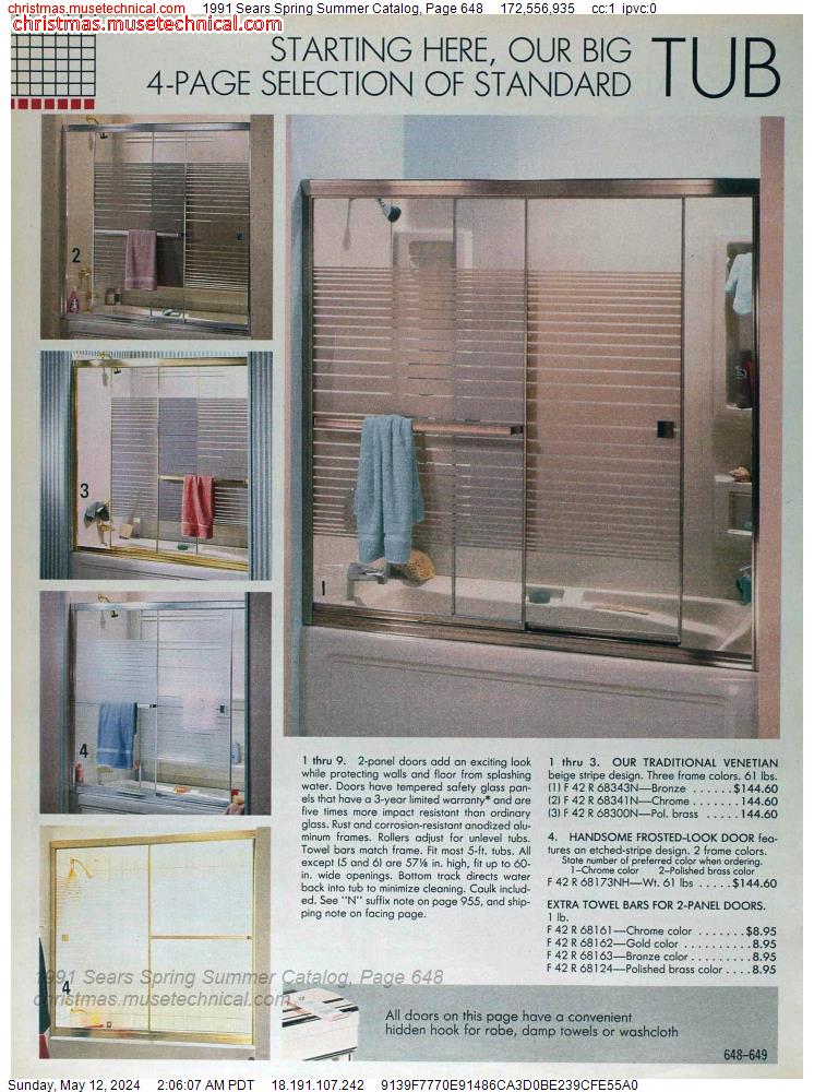 1991 Sears Spring Summer Catalog, Page 648