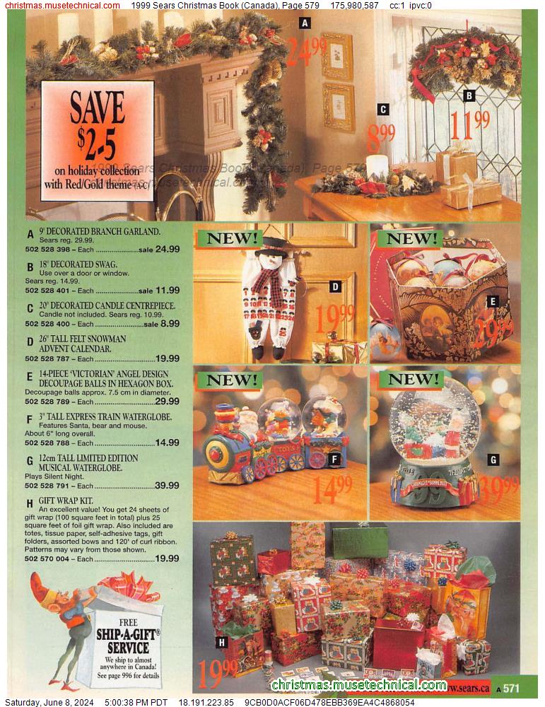 1999 Sears Christmas Book (Canada), Page 579